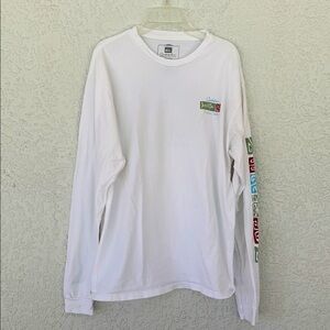 Quicksilver waterman collection White Long Sleeve Shirt size M